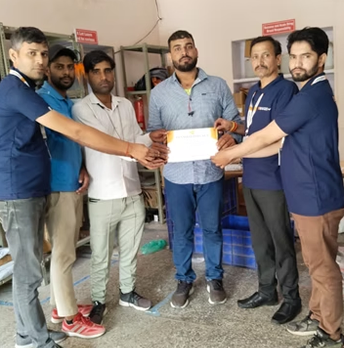 Braazo team recognition moment
