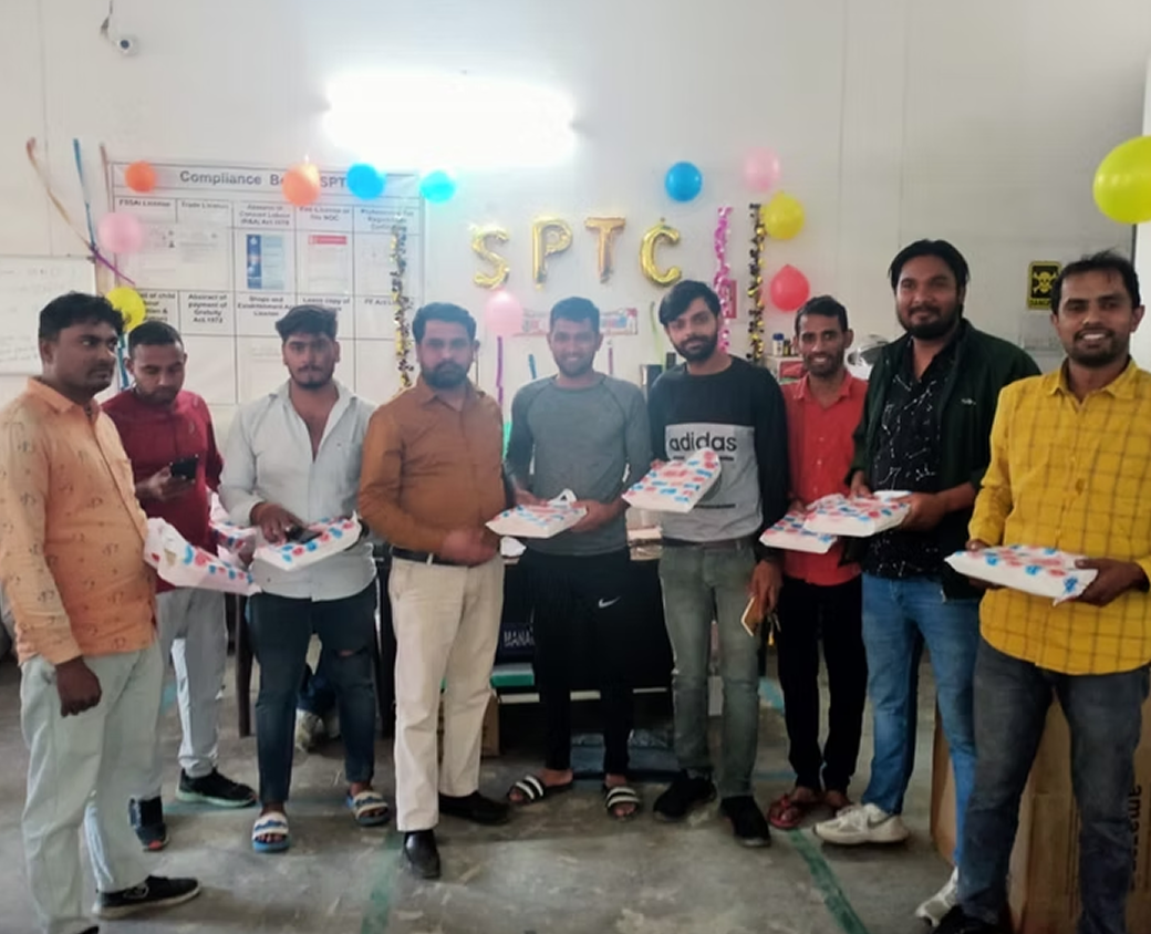 Braazo team at SPTC facility